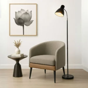 Luminária De Chão Abajur Articulada Flexivel Pedestal