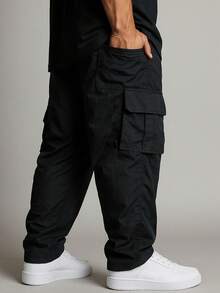 Calça Cargo Masculina Larga Skatista streetwear