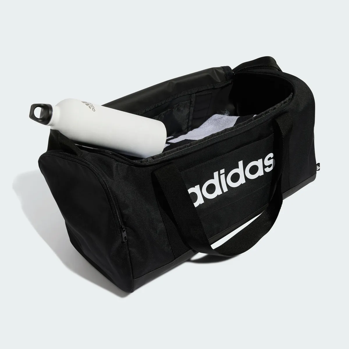 Mala preta unisex pequena linear adidas JE8343 - Imagem 3