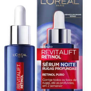 Sérum Facial noturno Revitalift Com Retinol Puro Antirrugas Com 30ml L'Oréal