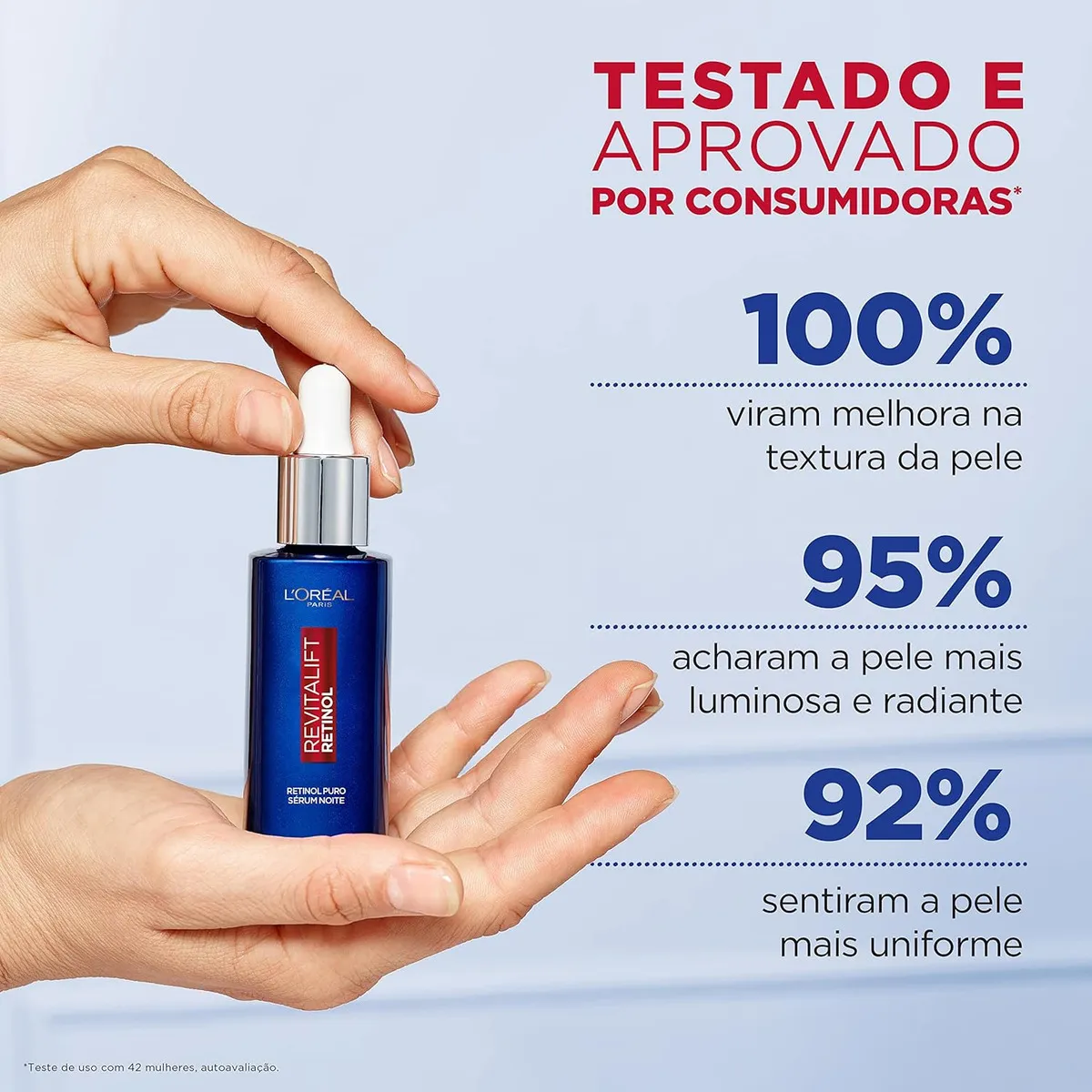 Sérum Facial noturno Revitalift Com Retinol Puro Antirrugas Com 30ml L'Oréal - Imagem 2